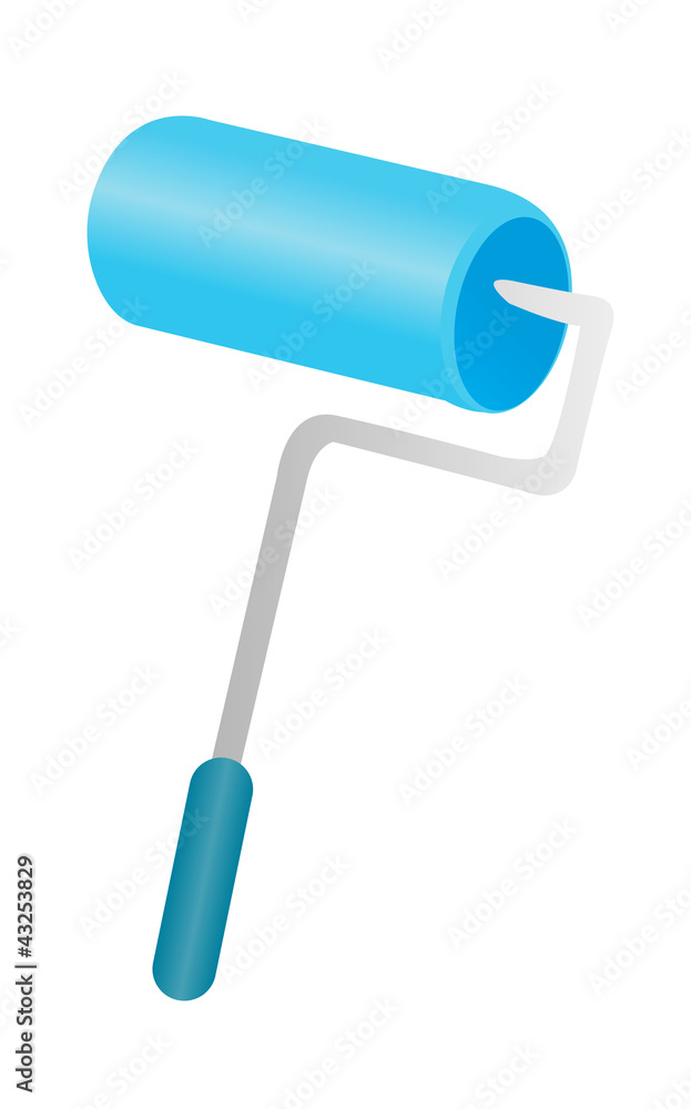 vector icon paint roller vector icon paint roller