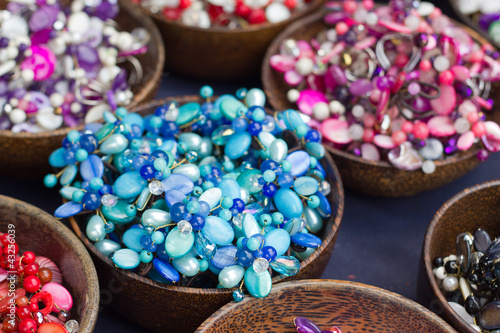 Lovely colored stone jewelry and beads.