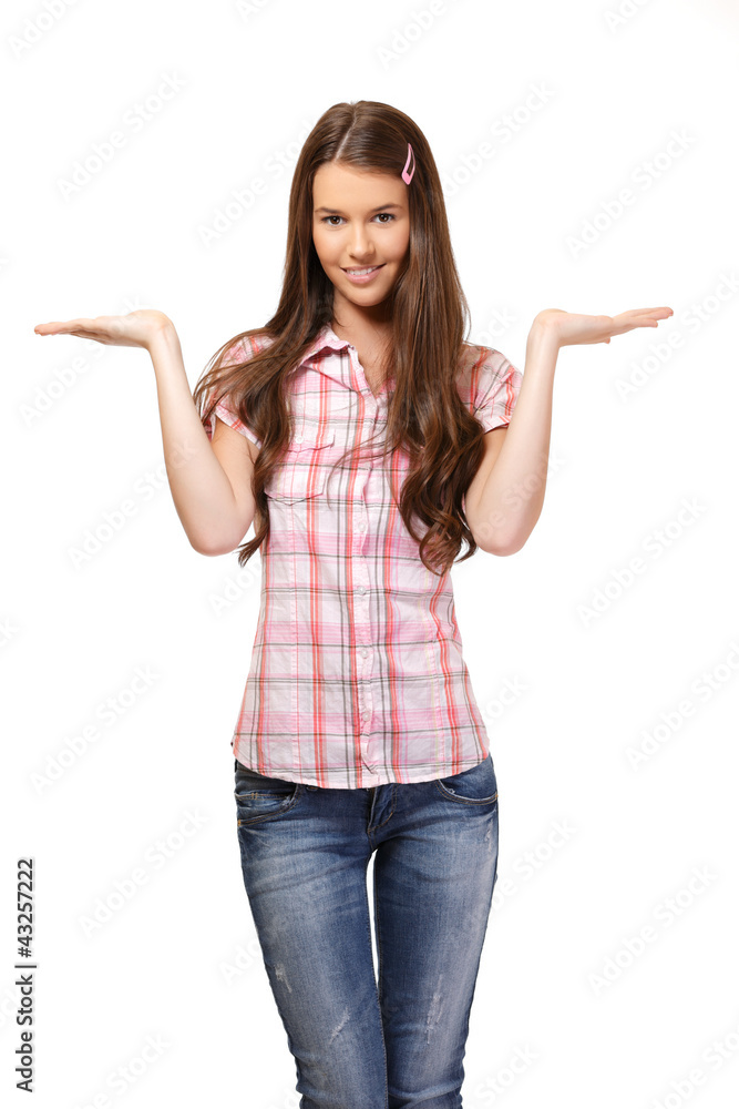 portrait of a student present something portrait of a student present something