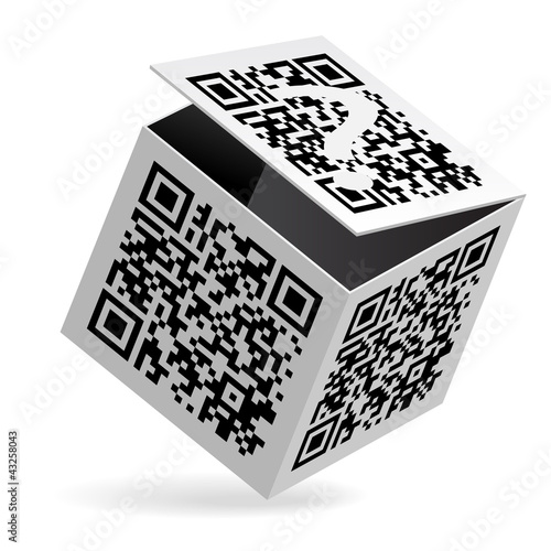 QR code on box
