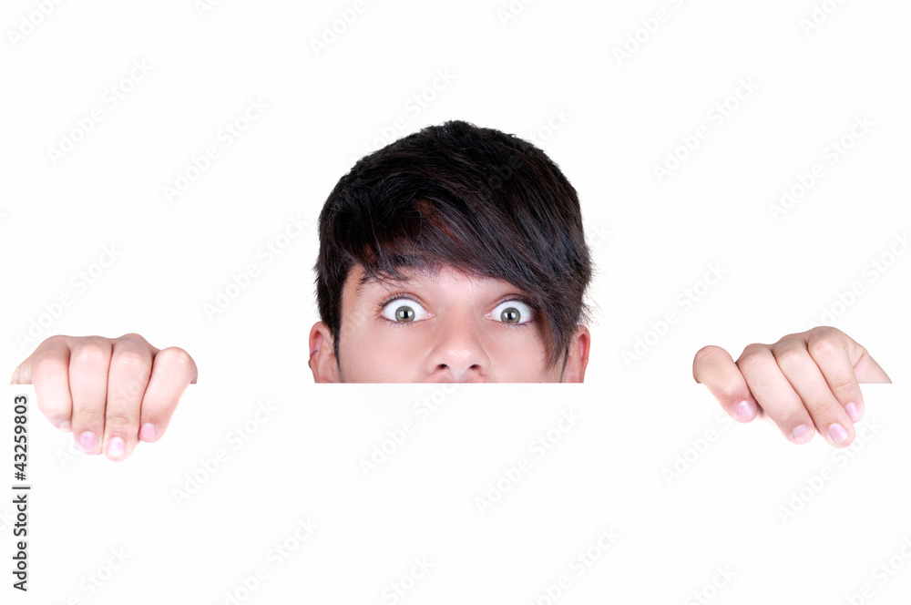 frightened teenage boy frightened teenage boy