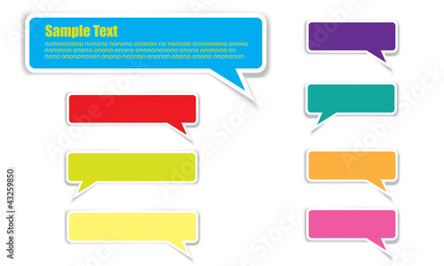 bubble text message