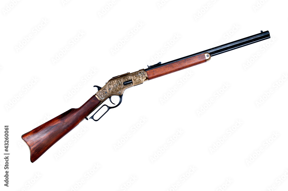 Foto old rifle winchester