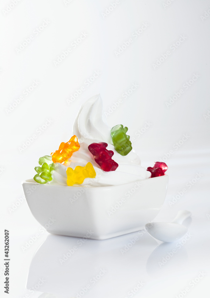 Stylish frozen yoghurt Stylish frozen yoghurt