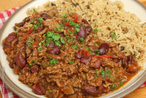 Chilli Con Carne with Brown Rice