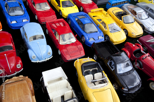 Jouet, voiture, miniature, jeu, plastique, rétro, vintage © Redzen