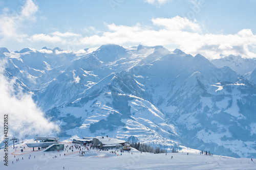 Ski resort Zell am See. Austria