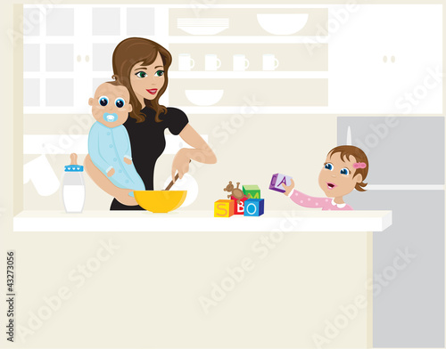Busy mum