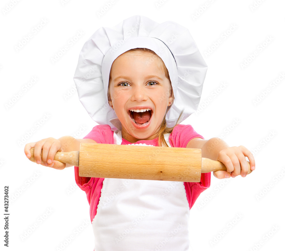 beautiful little girl with a rolling pin beautiful little girl with a rolling pin