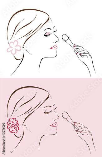 Applying rouge