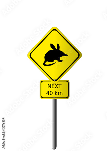 australian road sign