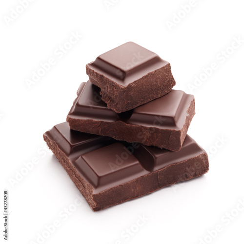pieces of chocolate