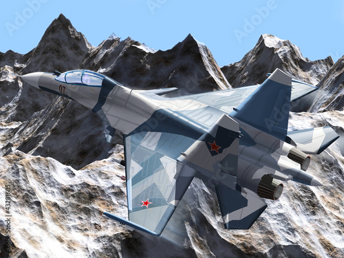 Russian combat plane