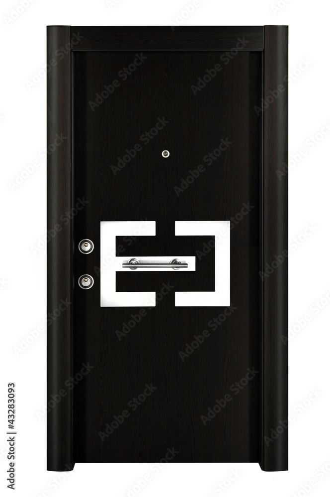 Security Concept. Many lock in only one door Security Concept. Many lock in only one door