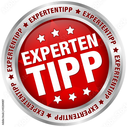 Button "Expertentipp" rot/silber