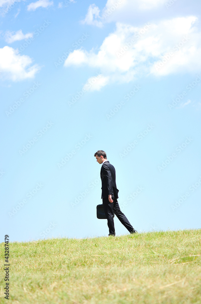 Business man walking Business man walking