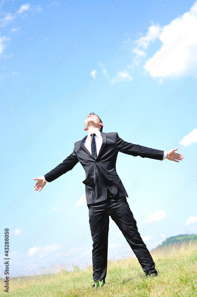 Business Man Standing Business Man Standing