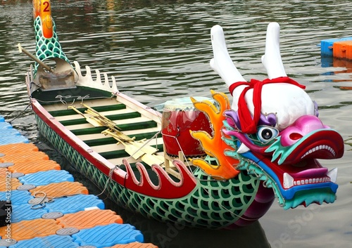 Traditional Dragon Boat in Taiwan
