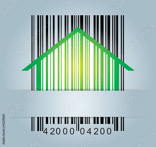 Commercial concept with barcode