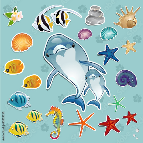 Set fish and shellfish