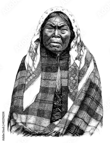 Trad. old american Indian Woman photo