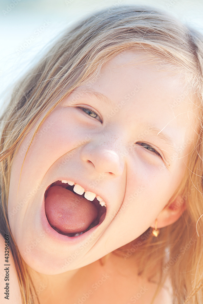 portrait of a beautiful little girl outdoor portrait of a beautiful little girl outdoor