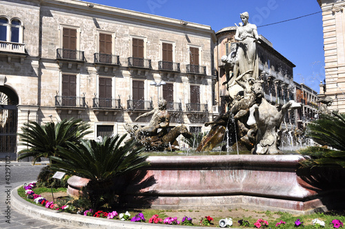 Italy. Italia. Siracusa piazza Archimede