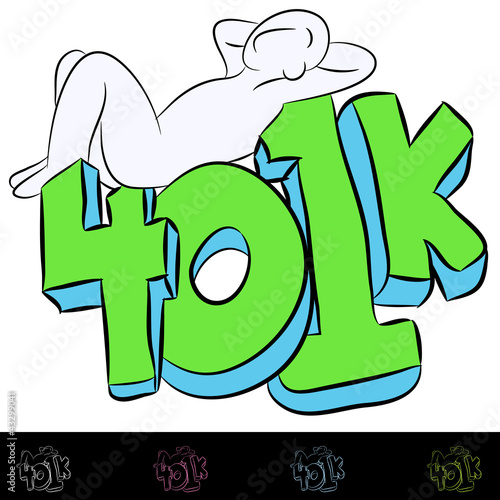 Man Relaxing on His 401k