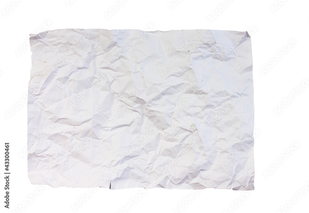Crumpled paper A4 Crumpled paper A4