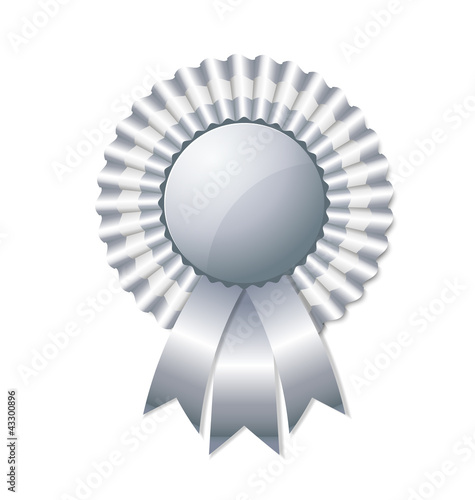Silver rosette