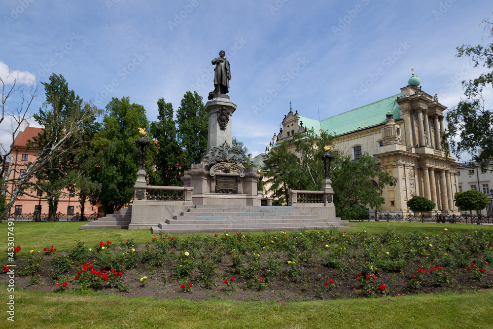 Warszawa, pomnik Adama Mickiewicza