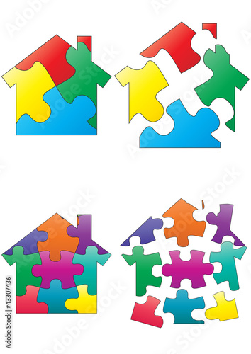 puzzle house
