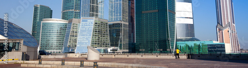 Photography panorama of a Moscow, Russia