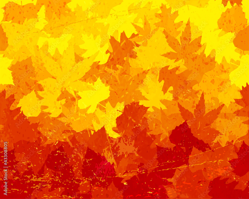 Distressed autumn leaves wallpaper Distressed autumn leaves wallpaper