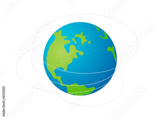 vector icon globe
