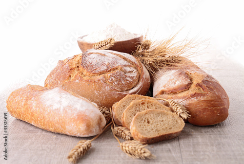 assortment of bread