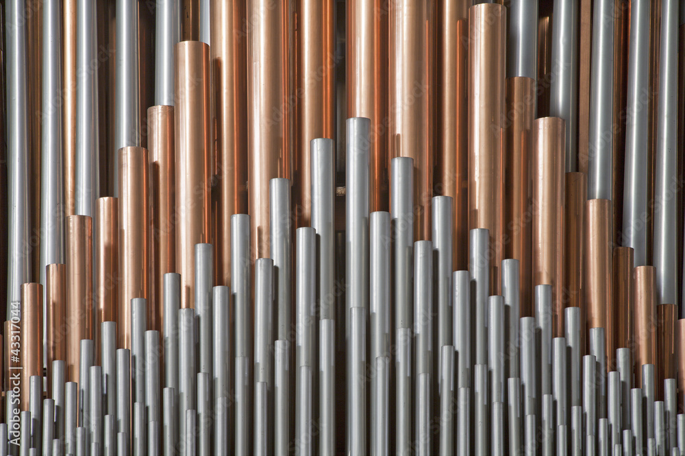 Obraz premium Brussels - Detail from organ Basilica of the Sacred Heart