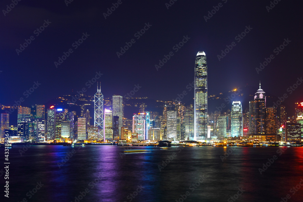 Hong Kong cityscape at night