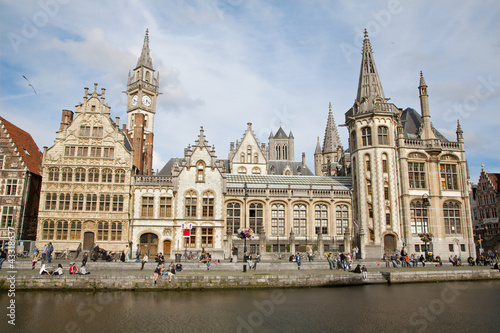 Gent - palace from Graselei street