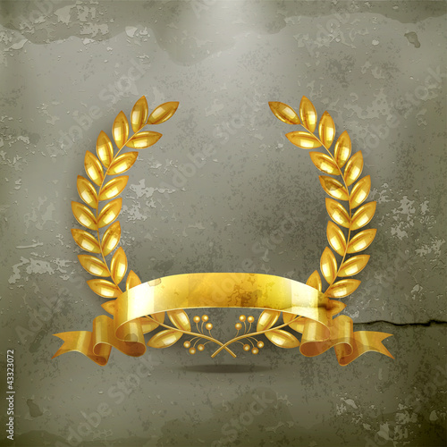 Gold wreath, old-style