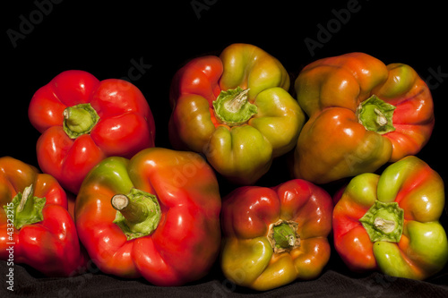 colored big sweet pepper