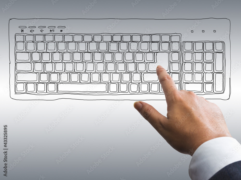 Hane press enter on computer keyboard Hane press enter on computer keyboard