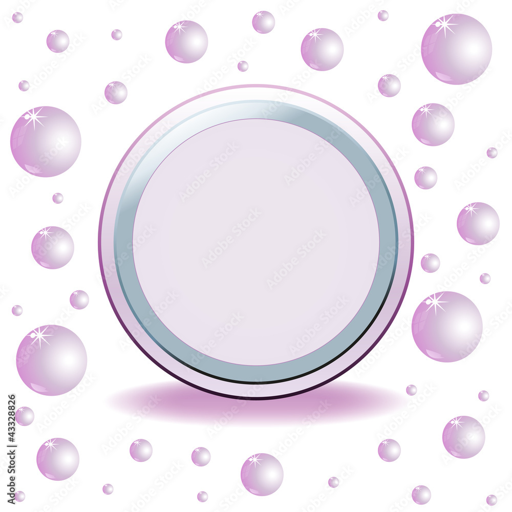 Obraz premium fioletofye bubbles