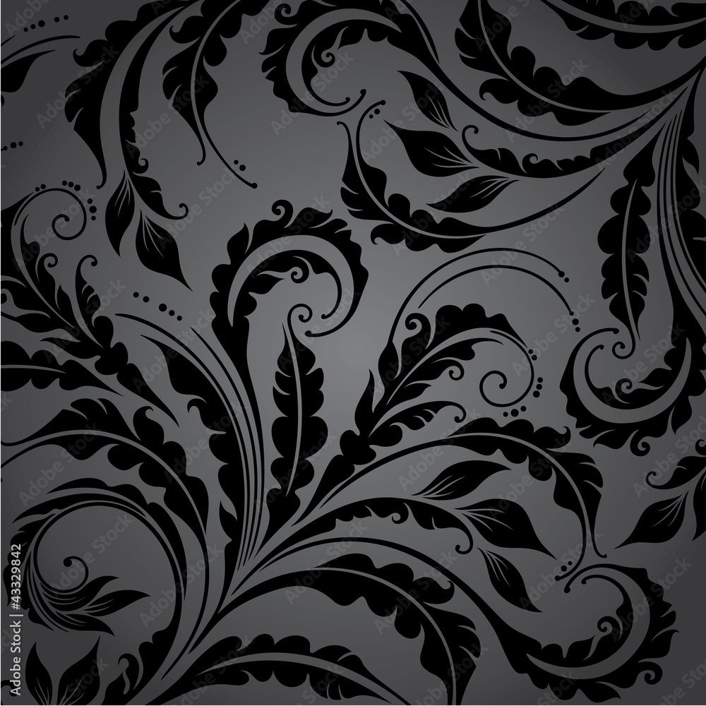 Decorative floral background Decorative floral background