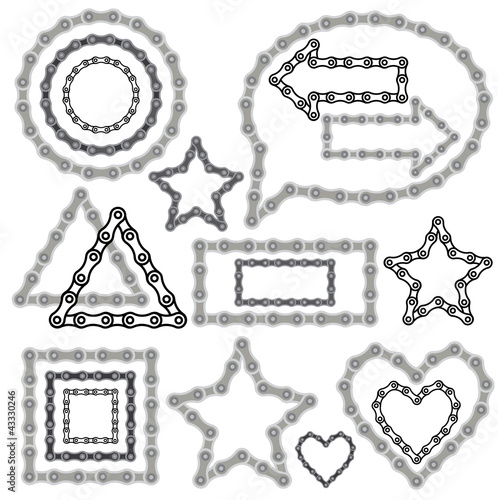 Bicycle chain set