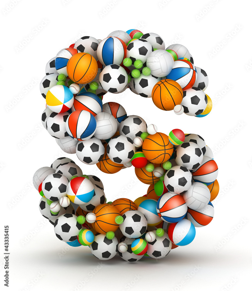 Letter S, gaming balls alphabet Letter S, gaming balls alphabet