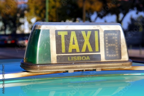 Taxi in Lisbon