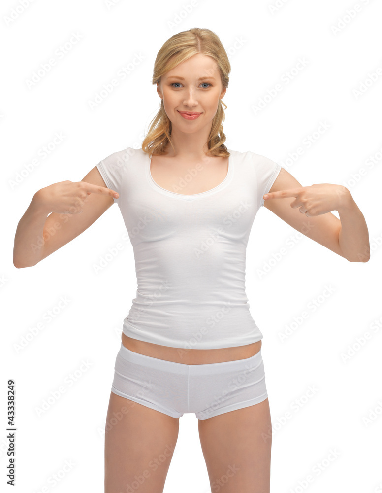 beautiful woman in cotton undrewear beautiful woman in cotton undrewear
