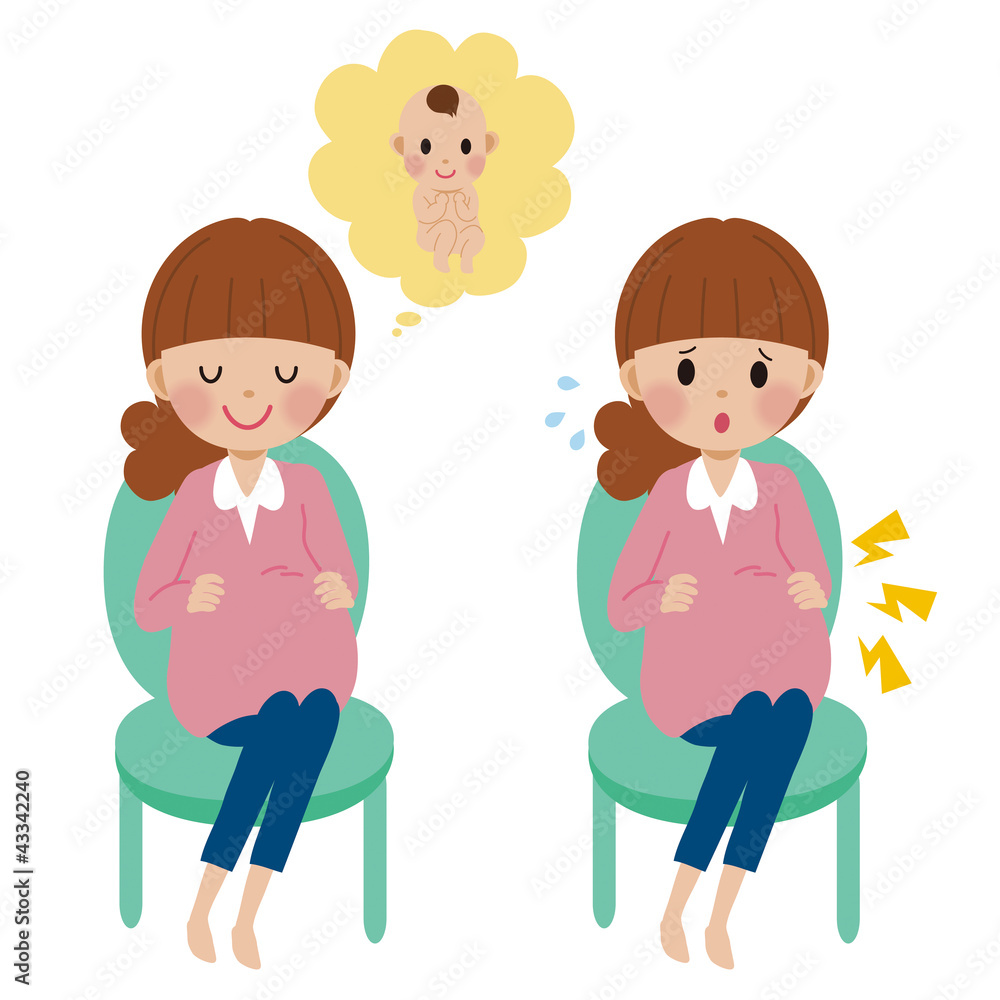 妊娠中の女性