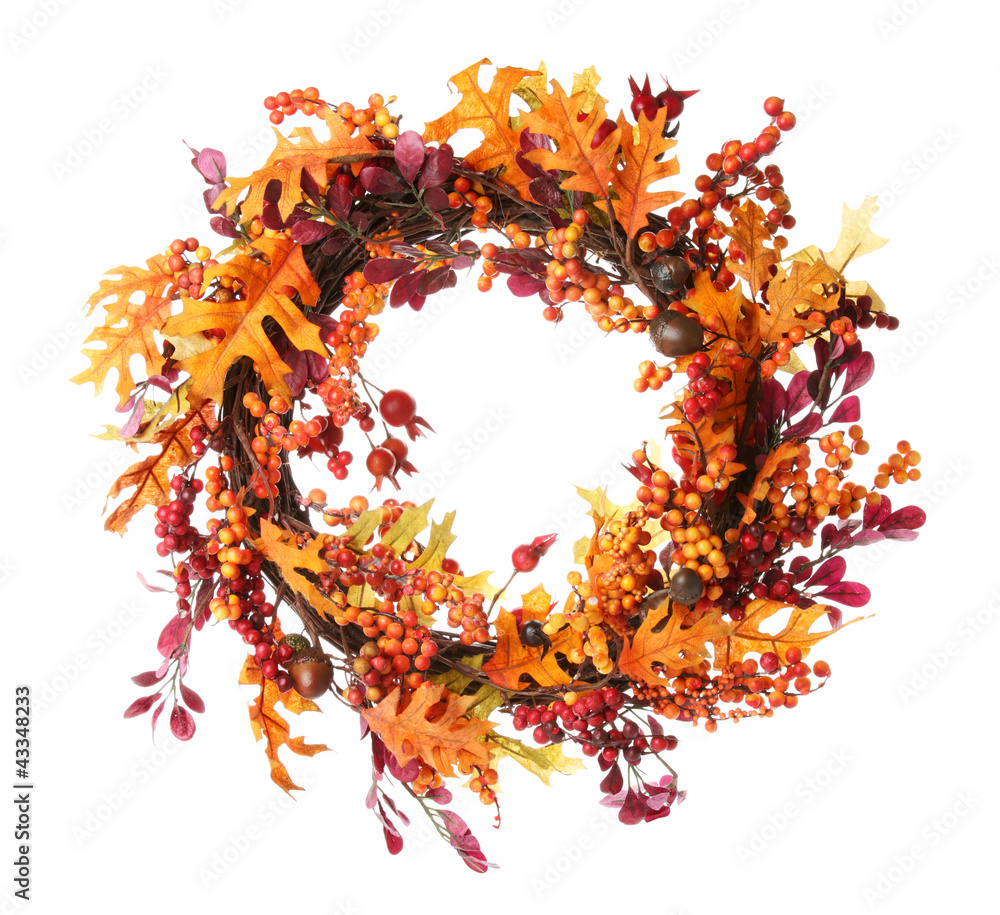 Fototapeta premium Thanksgiving wreath
